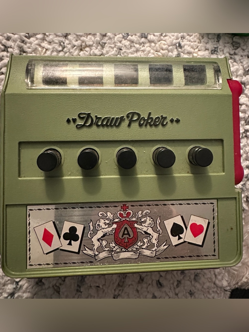Vintage Poker machine game.